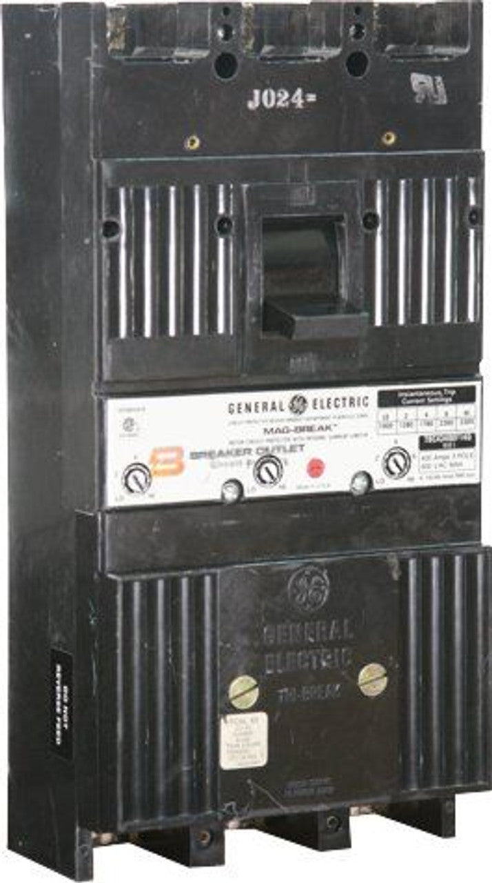 TBC43400F14G | General Electric Molded Case Circuit Breaker, 400A, 600V, 3-Pole