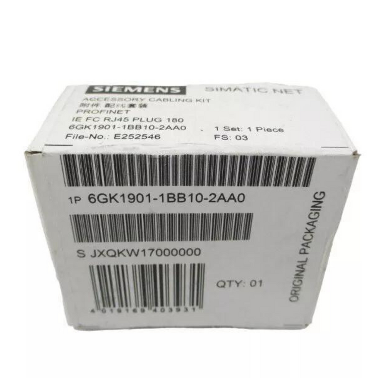 6GK1901-1BB10-2AA0 | Siemens SIMATIC NET Ethernet FC RJ45 Plug 180°, 2x2, 10/100FE