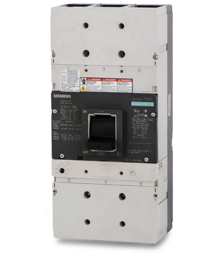 HMX3B800 | Siemens 800A 3-Pole 600V Molded Case Circuit Breaker, 65kA @ 480V, VL Series