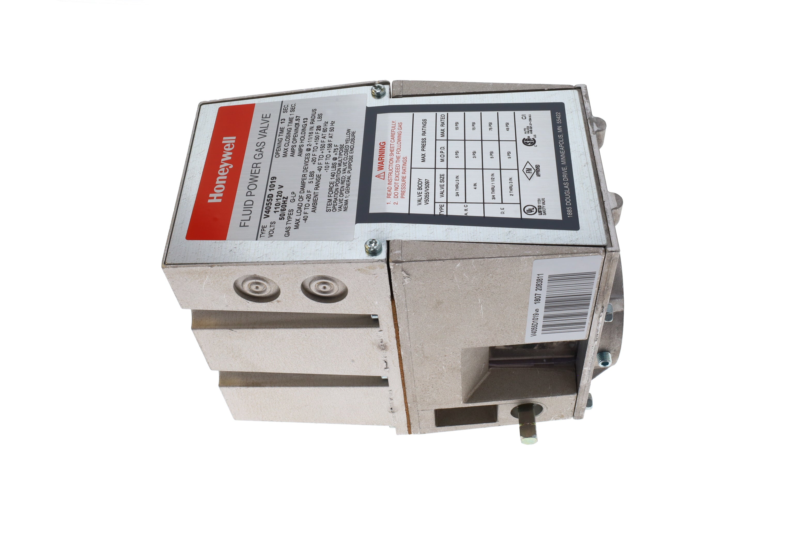 V4055D1019 | Honeywell ON-OFF Actuator with Proof of Closure