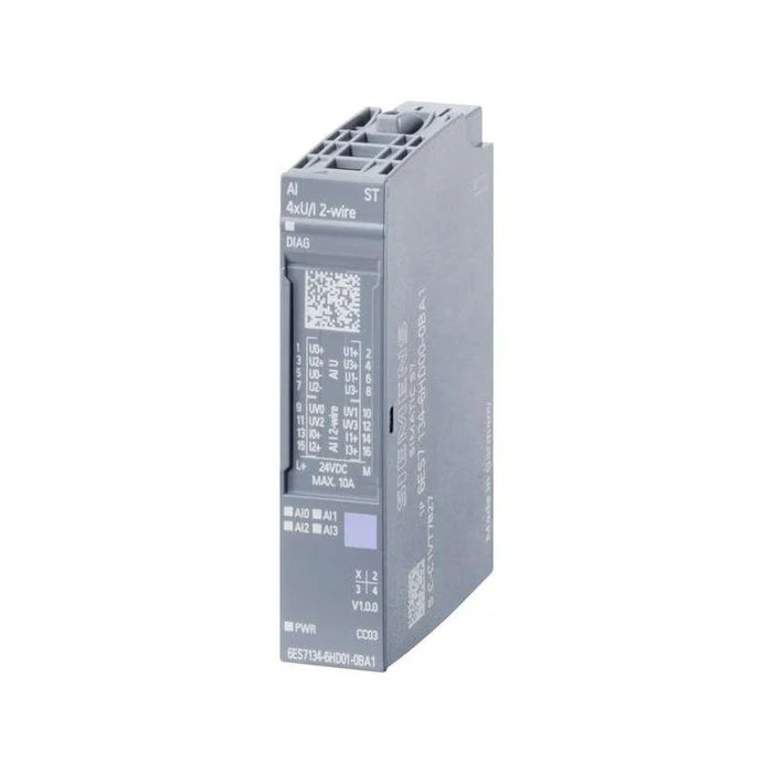 6ES7134-6HD01-0BA1 | SIEMENS SIMATIC ET200SP Analog Cur/Volt Input Module, 4-Point