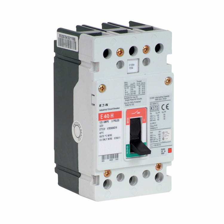 EGH3040FFB | Eaton 3 Pole Circuit Breaker