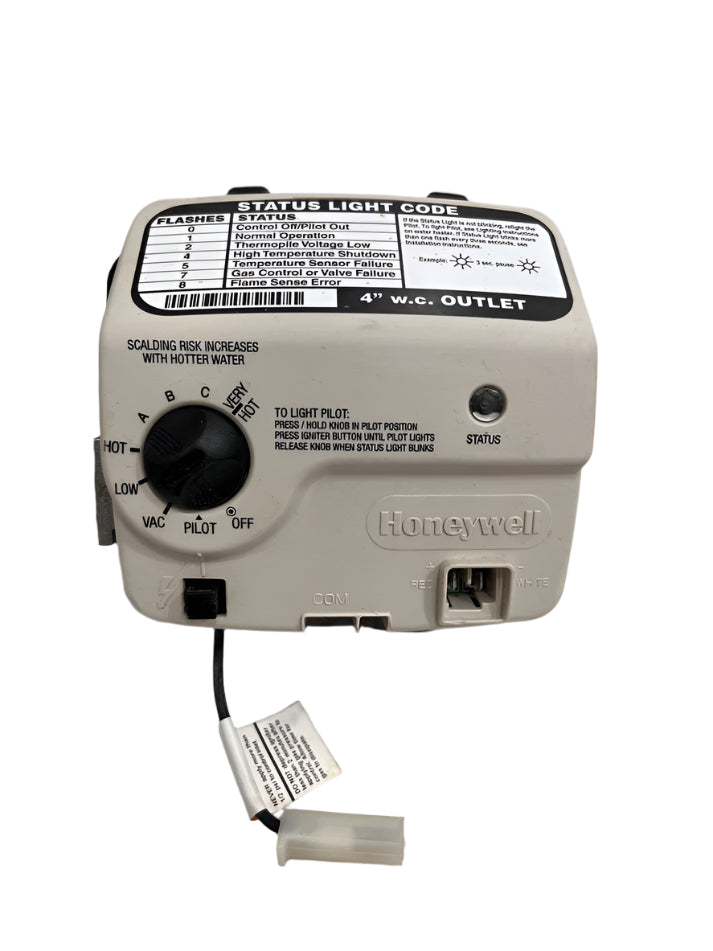 WV8840B1158 Honeywell Water Heater Gas Valve