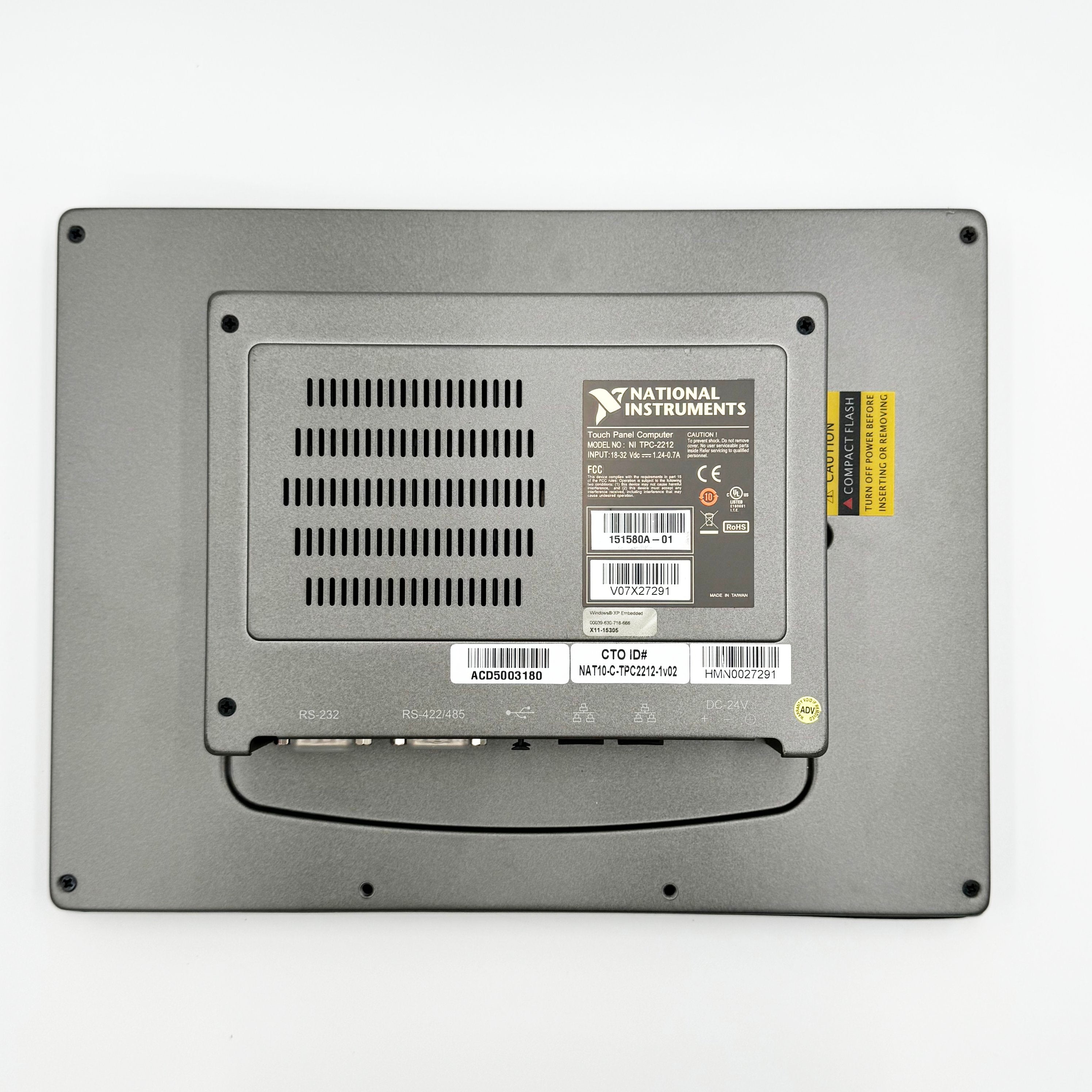 TPC-2212 | National Instruments Touch Panel Computers