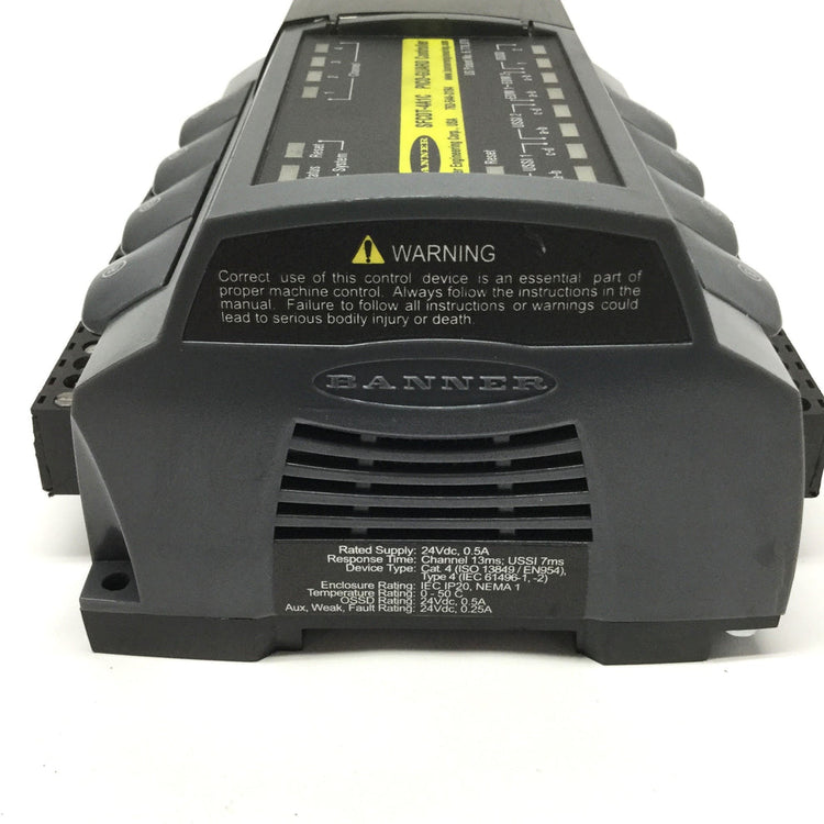 SFCDT-4A1C | Banner Pico-Guard Fiber Optic Sensor Safety Controller