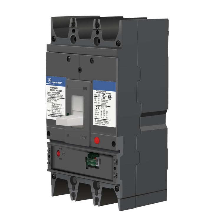 SGHA36AT0600 | General Electric Spectra Series Molded Case Circuit Breaker, 600A, 600V, 3-Pole