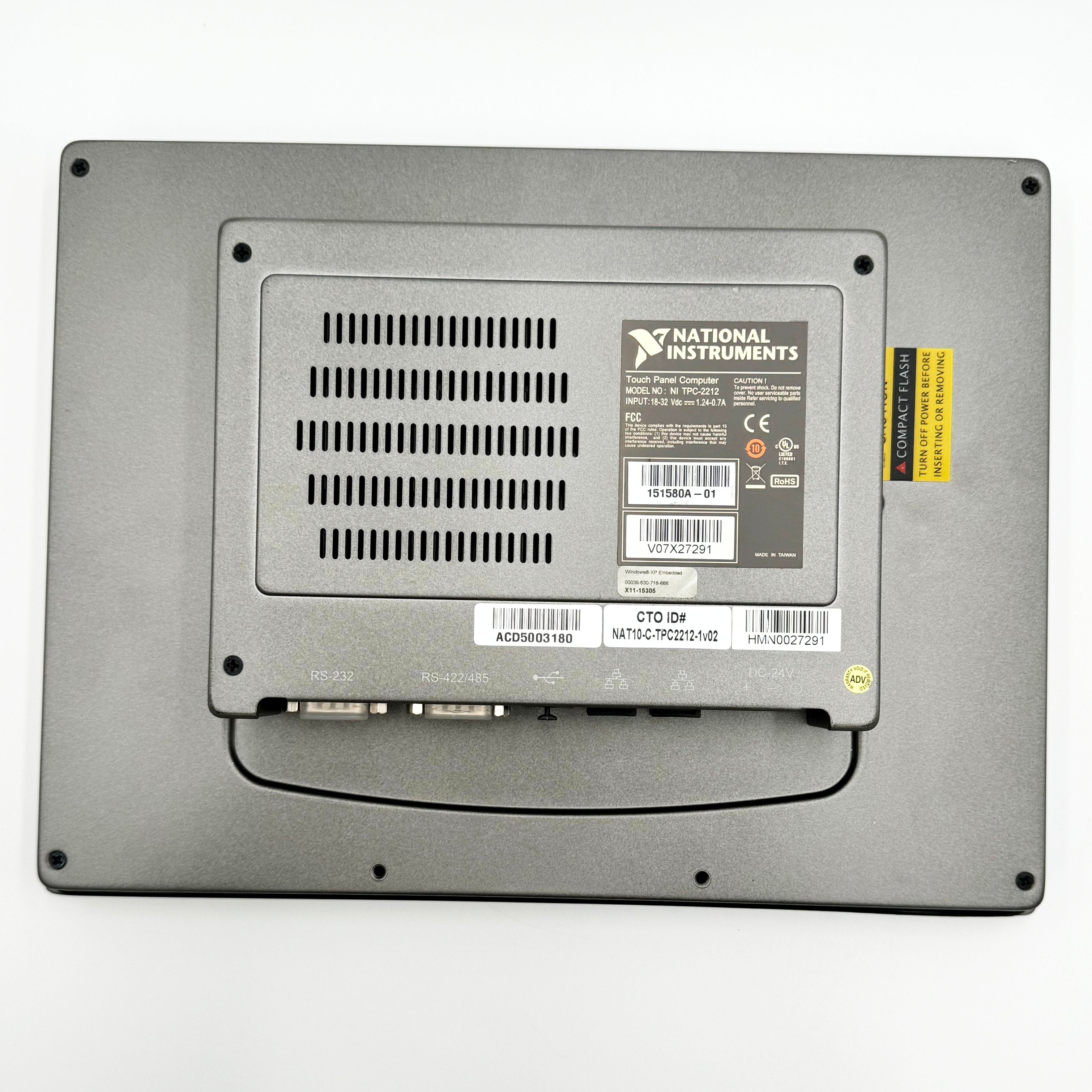 TPC-2212 | National Instruments Touch Panel Computers