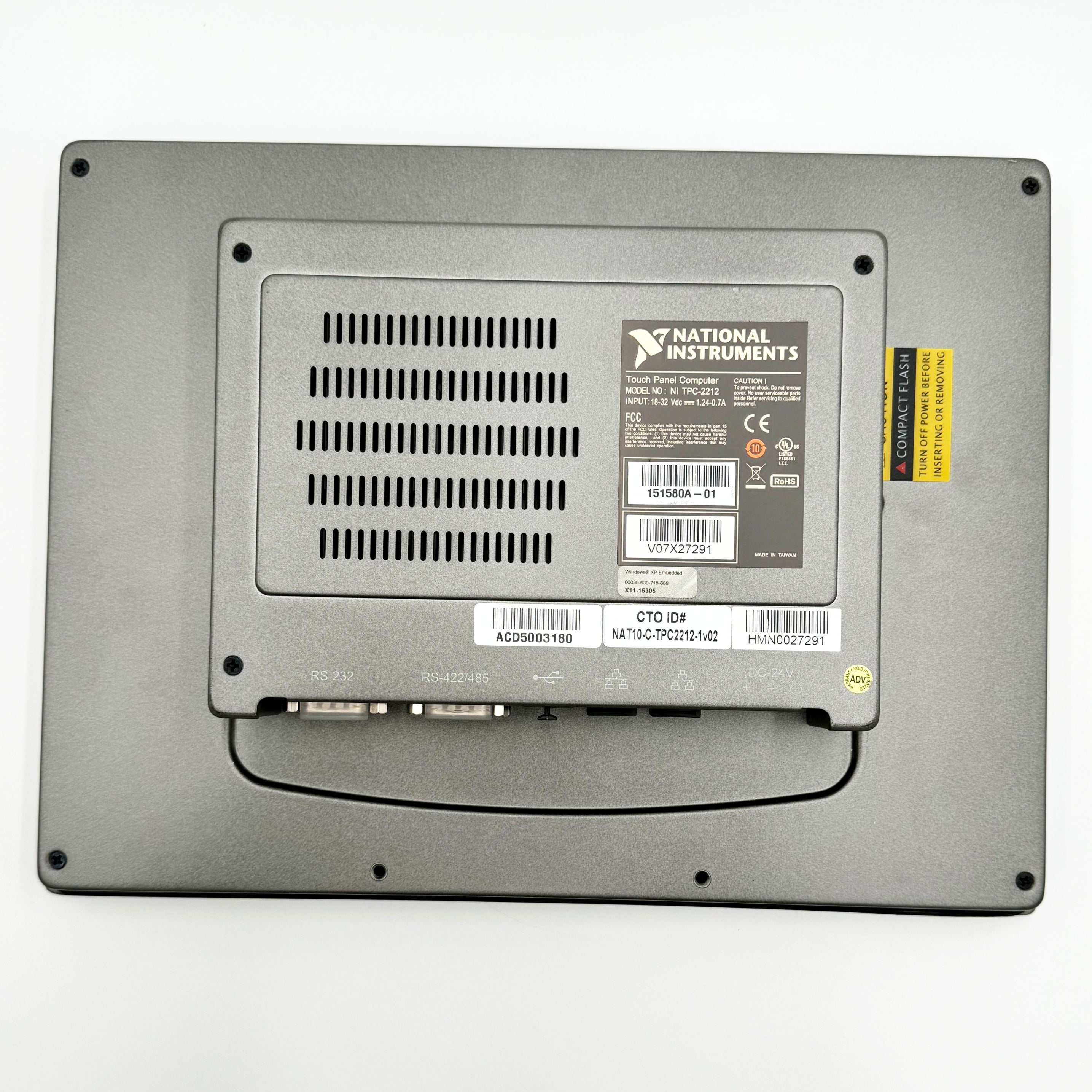 TPC-2212 | National Instruments Touch Panel Computers