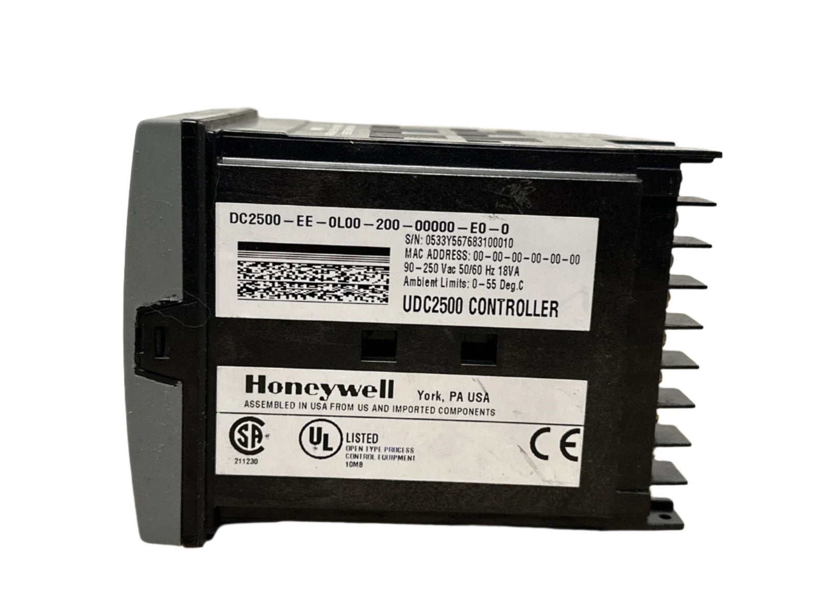 DC2500-EE-0L00-200-00000-E0-0 | Honeywell Universal Digital Controller
