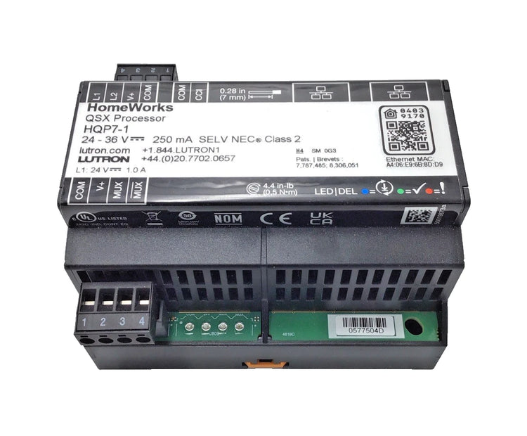 HQP7-1 | Lutron HomeWorks QSX Processor for Advanced Wired & Wireless System Control