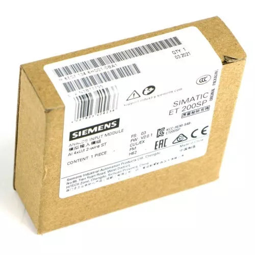 6ES7134-6HD01-0BA1 | SIEMENS SIMATIC ET200SP Analog Cur/Volt Input Module, 4-Point