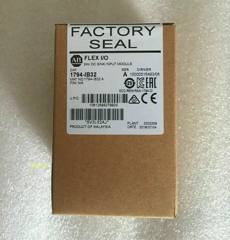 1794-IB32 | Allen-Bradley Flex I/O Input Module, 24V DC, 32 Sink Inputs