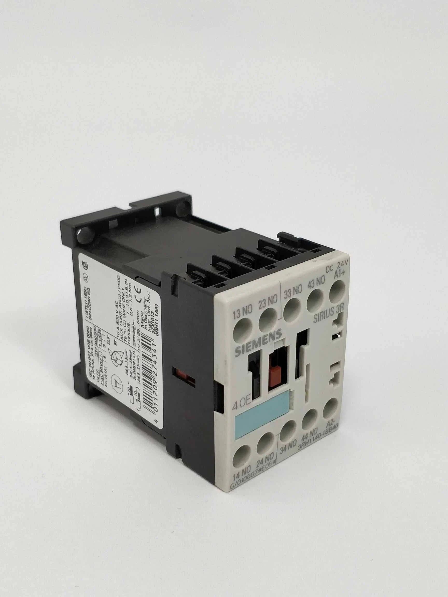 3RH1140-1BB40 | Siemens Contactor Relay 4NO DC 24 V