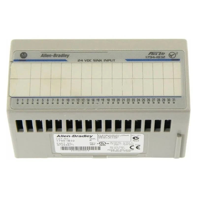 1794-IB32 | Allen-Bradley Flex I/O Input Module, 24V DC, 32 Sink Inputs