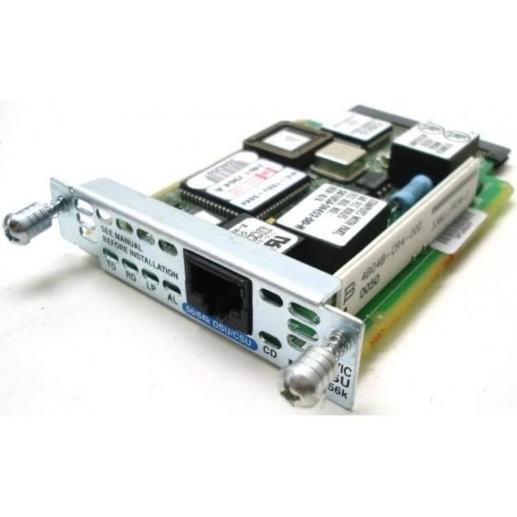 HWIC-1DSU-56K4 | Cisco 1-Port 4-Wire 56/64kbps CSU/DSU WAN Interface Card