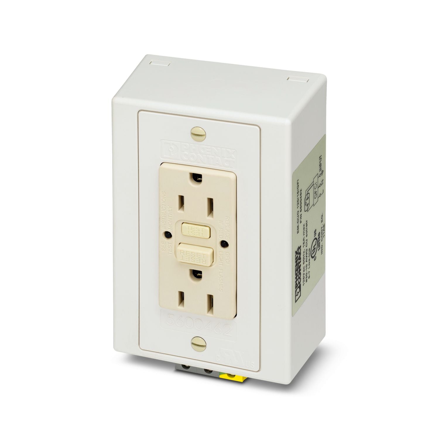 5600462 | Phoenix Contact Power Outlets, Rail Mounted Dual