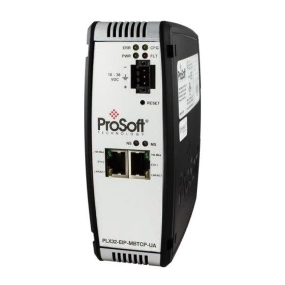 PLX32-EIP-MBTCP-UA | ProSoft Ethernet IP to Modbus TCP/IP to OPC UA