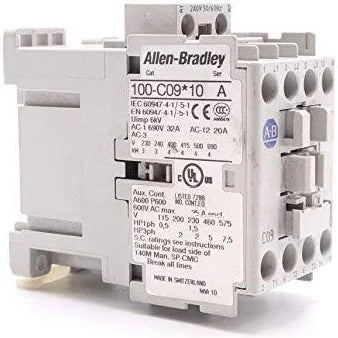 100-C09D10 | Allen-Bradley MCS-C Contactor, IEC, 9A, 110V/50Hz, 120V/60Hz