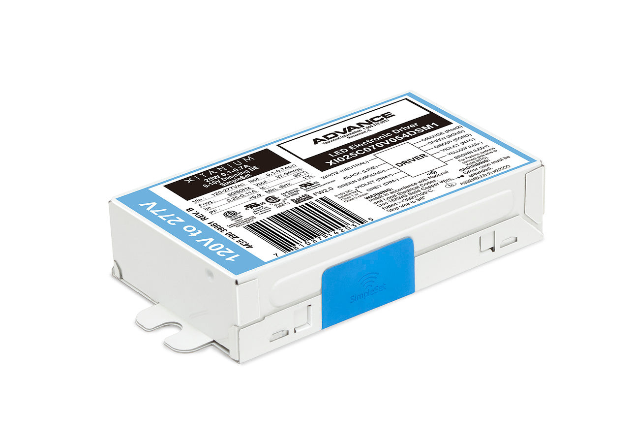 XI050C140V054DSM1M | Advance Xitanium Dimmable LED Driver