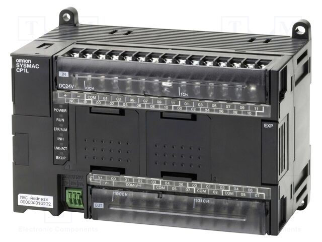 CP1L-EM40DR-D | Omron CP1L Compact PLC CPU with Ethernet 24DI 16DO Relay