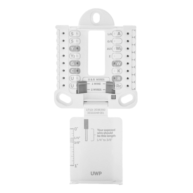 32321051-001 | Honeywell UWP16 Thermostat Wall Plate Mount for HVAC Installation