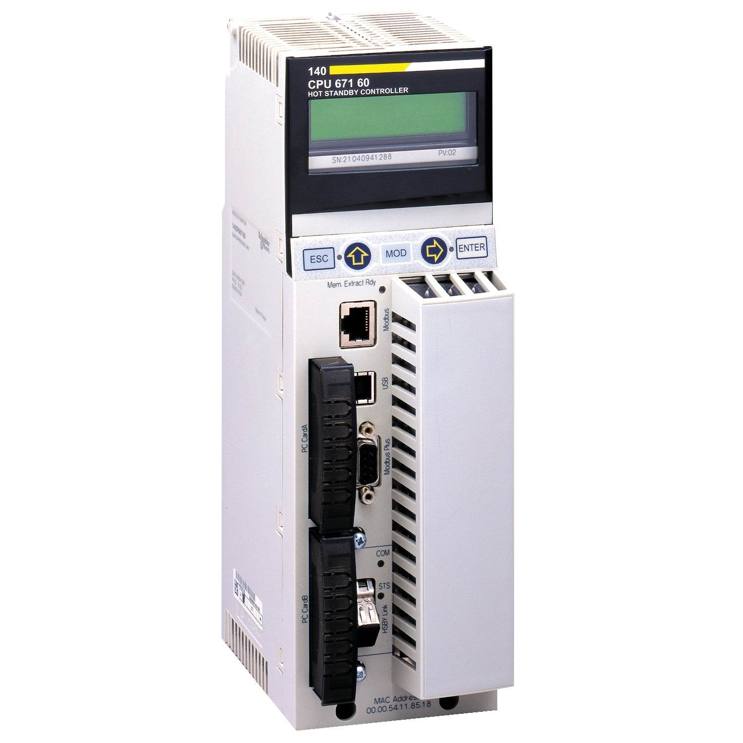 140CPU67160 | Schneider Electric | Unity Hot Standby Processor