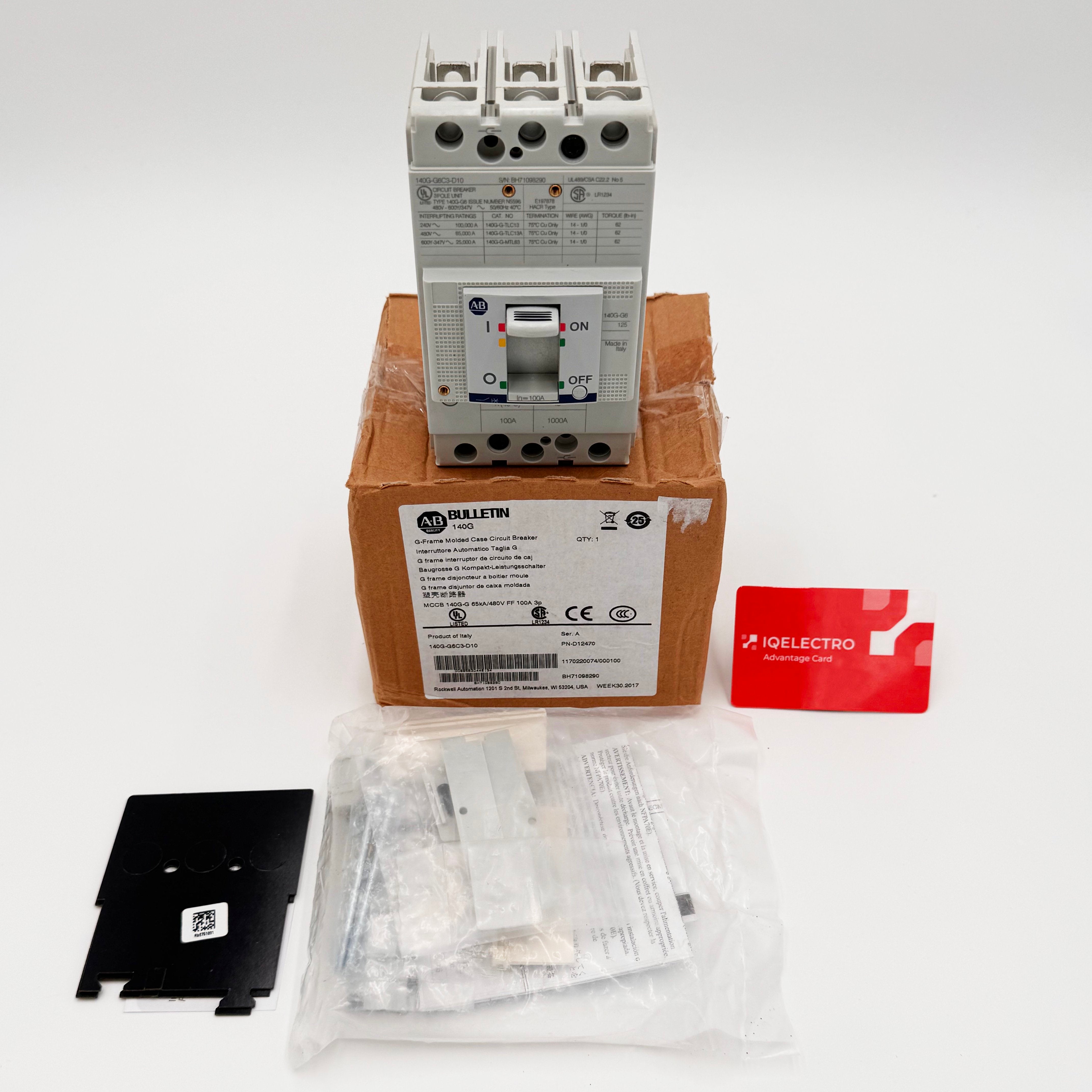 140G-G6C3-D10 | Allen Bradley Molded Case Circuit Breaker
