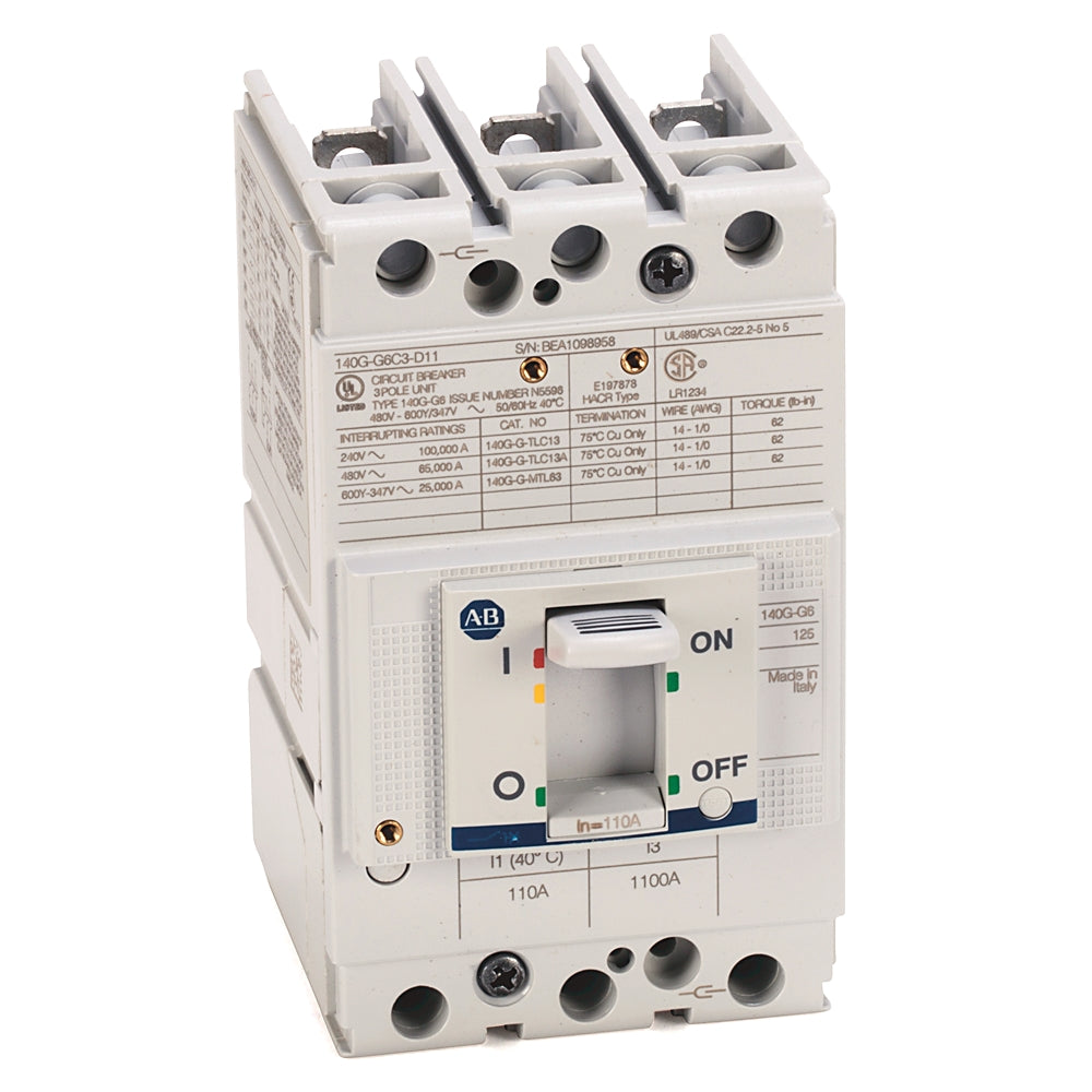 140G-G6C3-D10 | Allen Bradley Molded Case Circuit Breaker