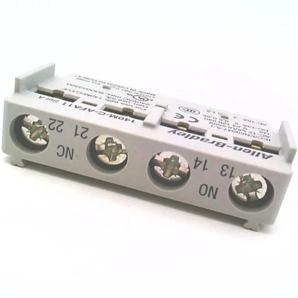 140M-C-AFA11 | Allen-Bradley Auxiliary Contact Block, Front Mounted, 1 N.O. 1 N.C.