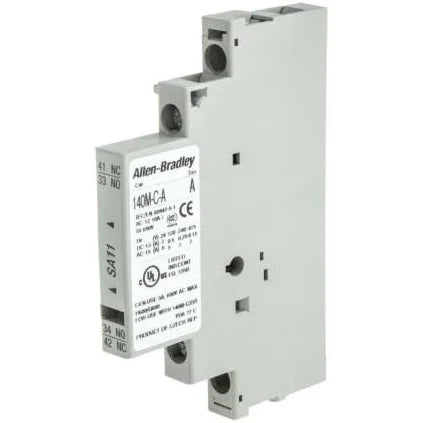 140M-C-ASA11 | Allen-Bradley Auxiliary Contact Block, Right Side Mounted 1 NO 1 NC