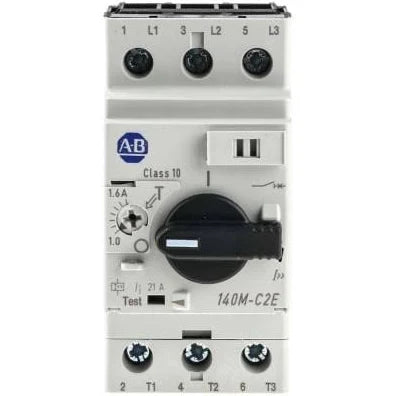 140M-C2E-B16 | Allen-Bradley Motor Protection Circuit Breaker, 1.0-1.6 A