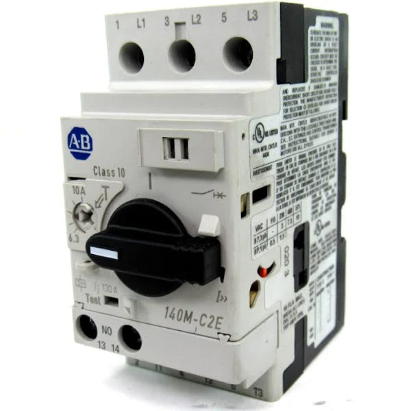 140M-C2E-C10 | Allen-Bradley MP Circuit Breaker (MPCB), Std Magnetic Trip, 6.3-10A