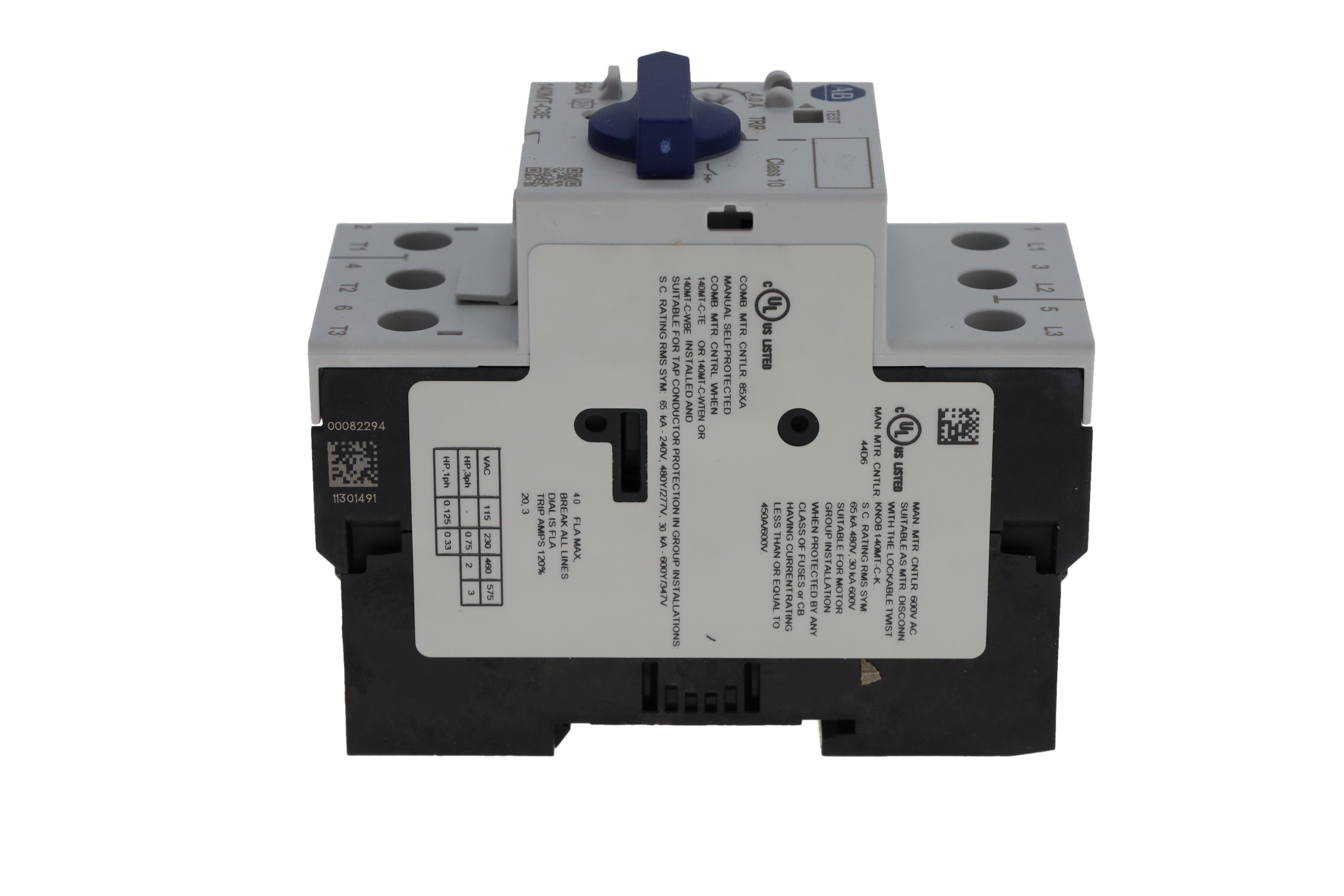 140MT-C3E-B40 | Allen-Bradley Motor Protection Circuit Breaker 2.5-4A 480V