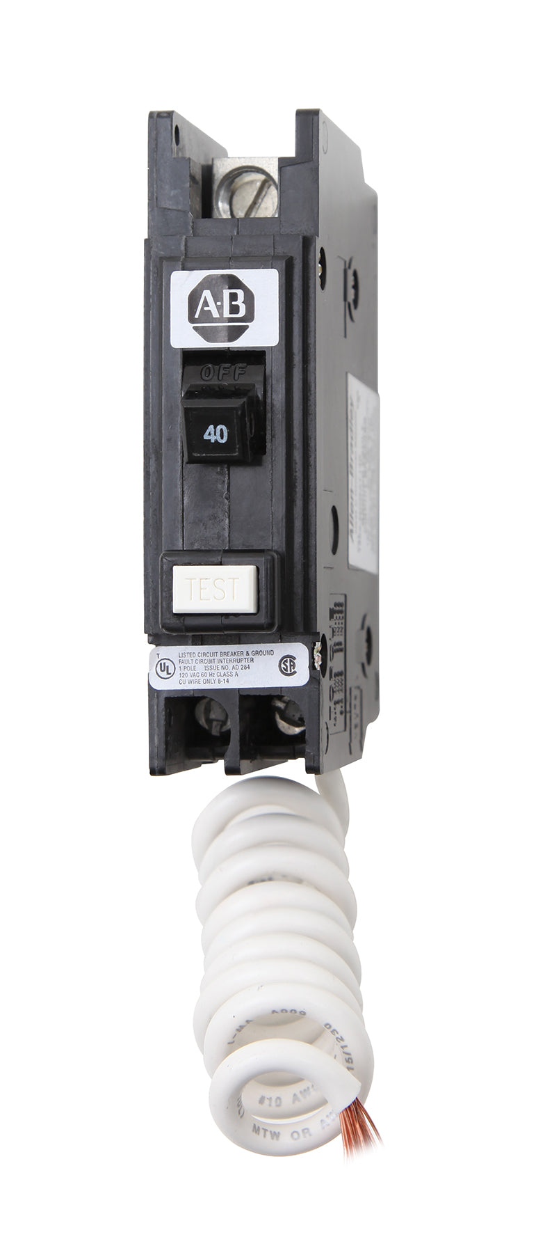 1492-MCGAT115 | Allen-Bradley 15A 1-Pole GFCI Breaker