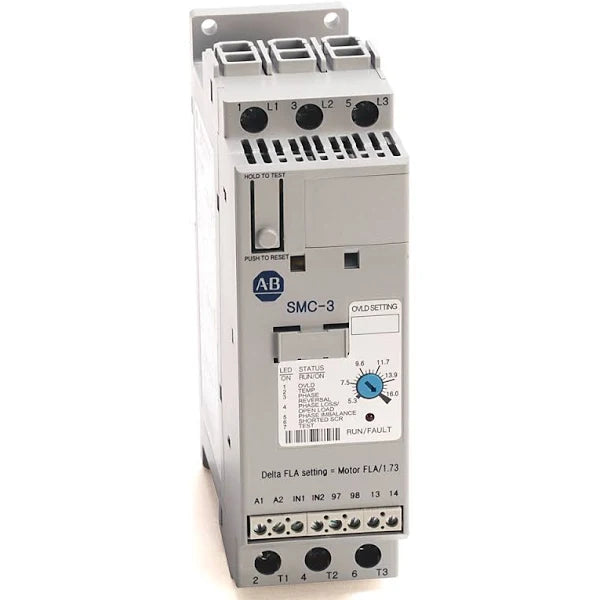 150-C25NBD | Allen-Bradley | SMC-3 Motor Controller 25A, 480V, 3-Phase, 100-240V AC