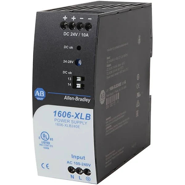 1606-XLB240E | Allen-Bradley Basic Power Supply, 24-28V DC 240W Output