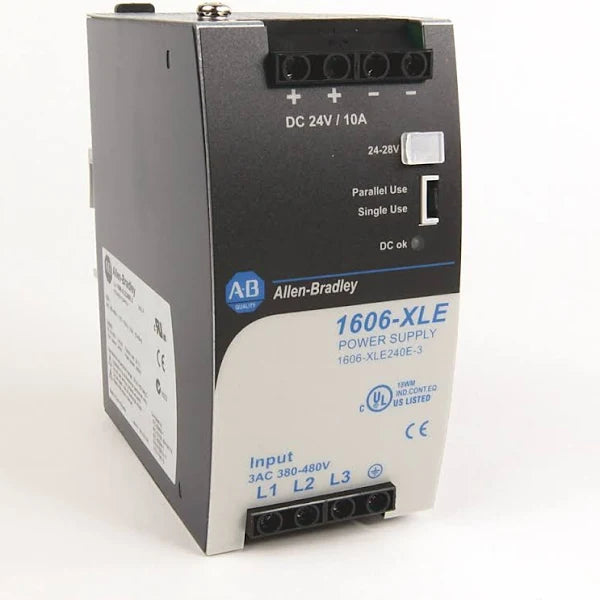 1606-XLE240E | Allen-Bradley Essential Power Supply 24-28VDC 10A 240W, 120/230V AC