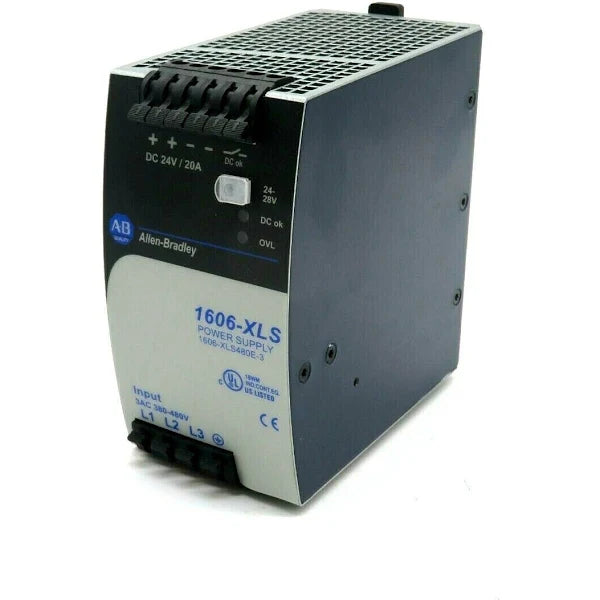1606-XLS480E-3 | Allen-Bradley Performance Power Supply 24-28VDC 480W 3-Phase 480V