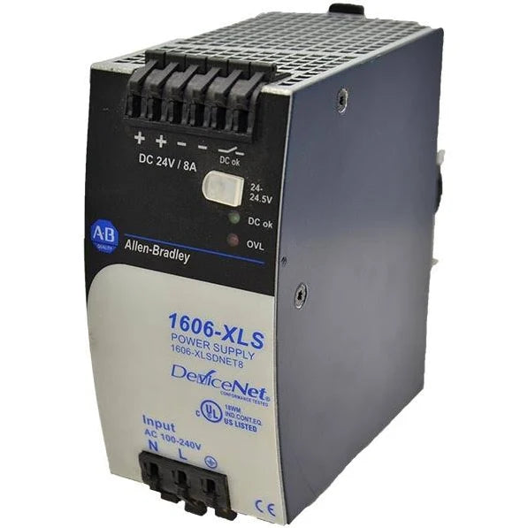 1606-XLSDNET8 | Allen-Bradley DeviceNet Power Supply 24VDC 8A 100-240VAC
