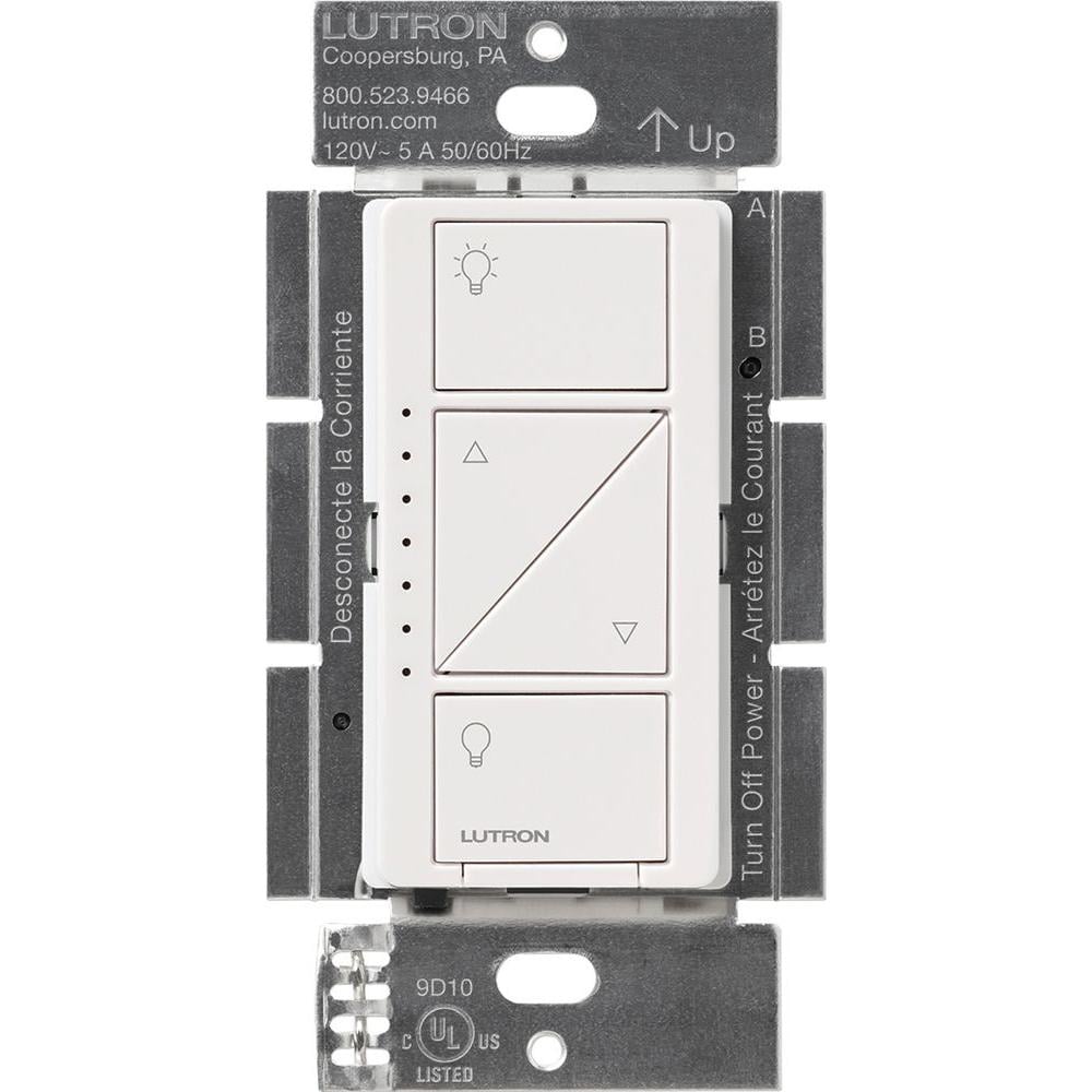 PD-6WCL-WH-R | Lutron Caséta 150 W Smart In-Wall Dimmer Switch