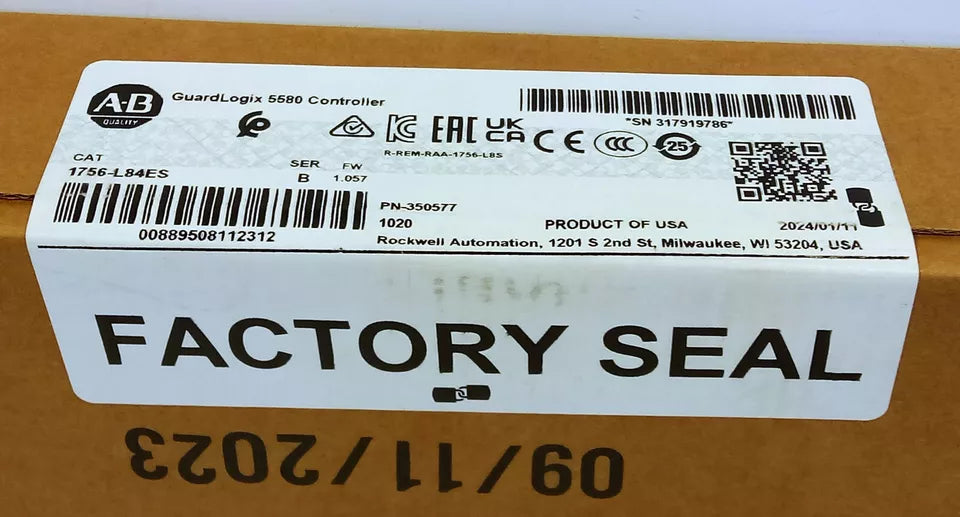1756-L84ES | Allen-Bradley GuardLogix Controller with Integrated Safet