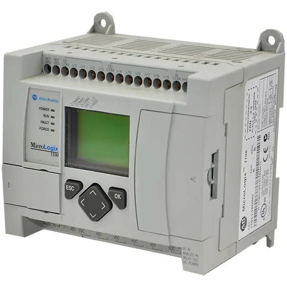 1763-L16DWD | Allen-Bradley MicroLogix 1100 Controller, 12/24VDC, 16-Points