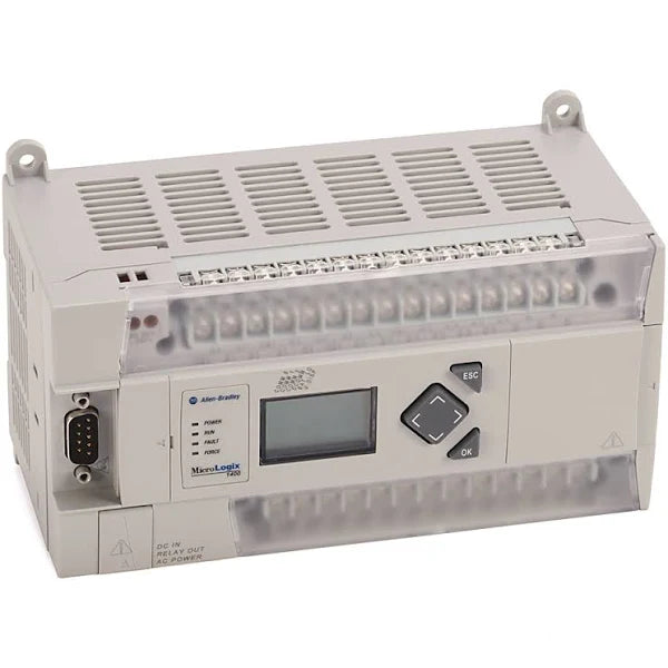 1766-L32BXB | Allen-Bradley MicroLogix 1400 PLC, 24V DC Power