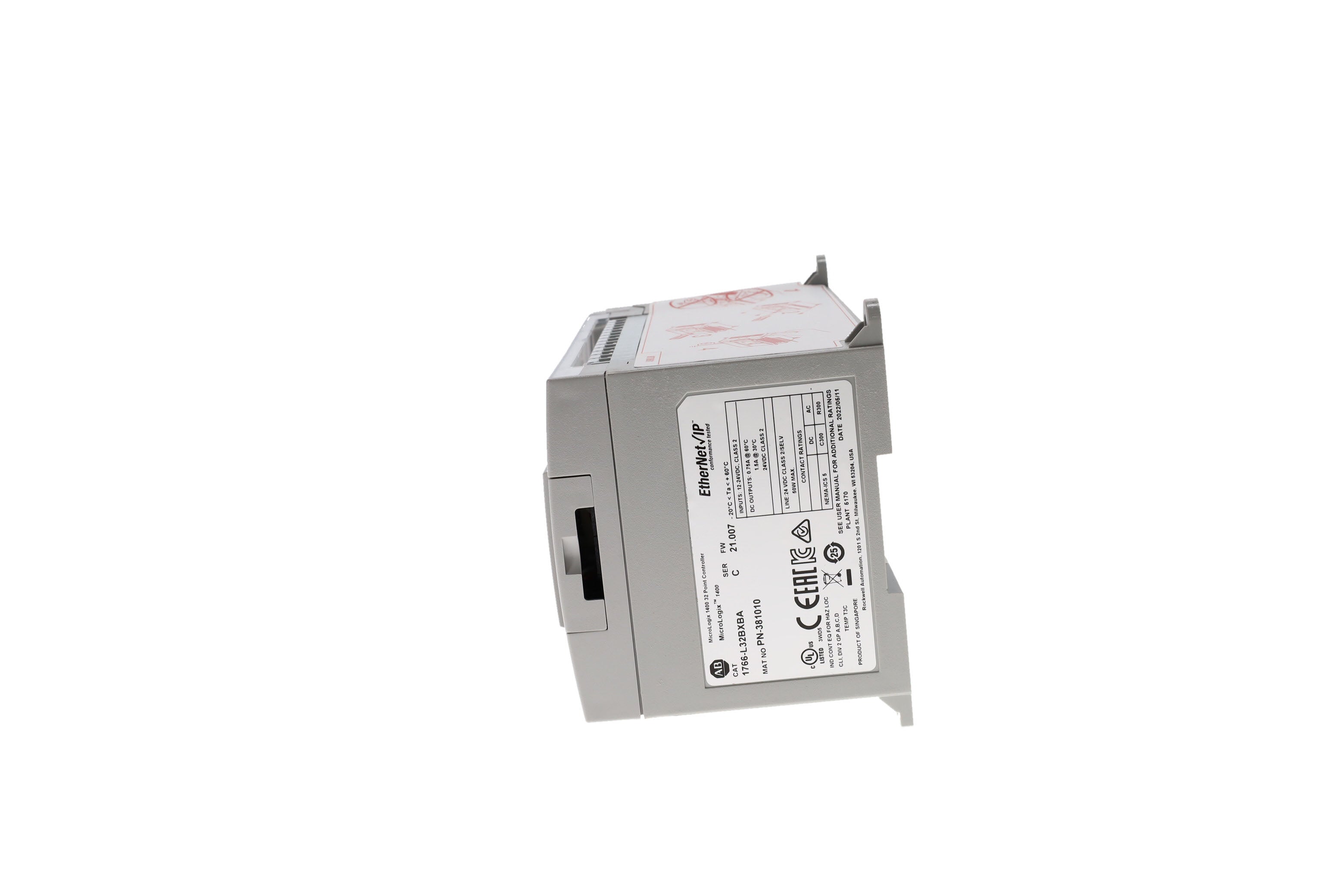 1766-L32BXBA | Allen-Bradley MicroLogix 1400 PLC, 24V DC Power