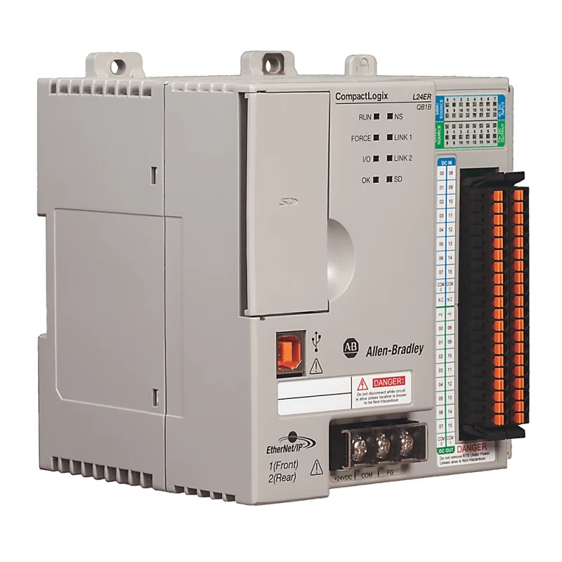 1769-L24ER-QBFC1B | Allen-Bradley CompactLogix 5370 L2 Ethernet Controller, 0.75MB