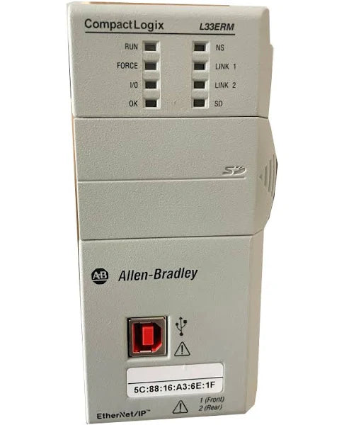 1769-L33ERM | Allen-Bradley CompactLogix 5370 Ethernet Controller, 2MB Memory