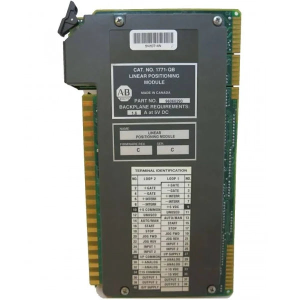 1771 Controlnet Module Allen-Bradley 1771-QB Servo Control Module | Secure Packaging