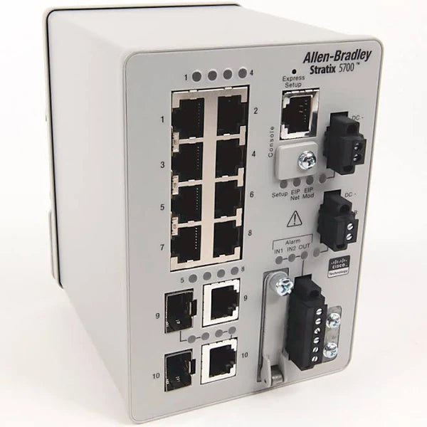 1783-BMS10CA | Allen-Bradley Stratix 5700 Ethernet Switch, 10-Port w/2-SFP
