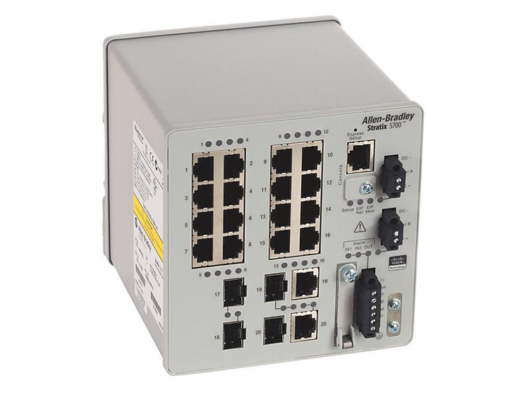 1783-BMS20CL | Allen-Bradley Stratix 5700 Ethernet Switch 18-FE, 2-FE RJ45/SFP