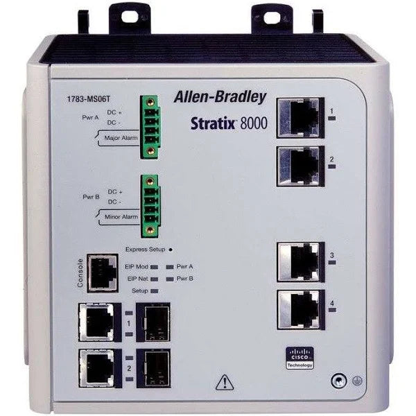 1783-MS06T | Allen-Bradley Stratix 8000 Ethernet Switch 6-Port Cooper, Layer 2